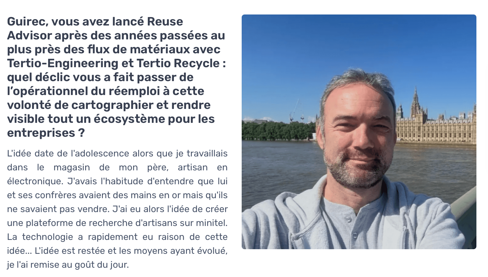 REUSE ADVISOR prend la parole pour RSE Market